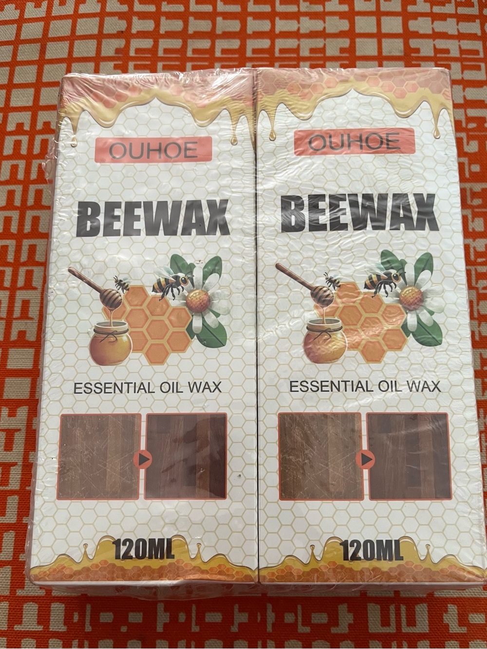 OUHOE Beewax Essential Oil Wax - Natural Honey Brown